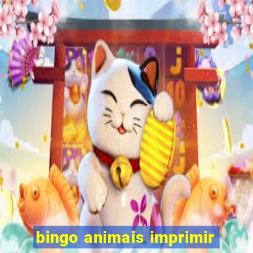 bingo animais imprimir